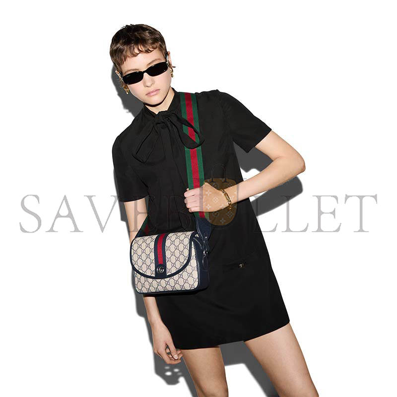 GUCCI OPHIDIA SMALL SHOULDER BAG 722117 (23*17*7cm)